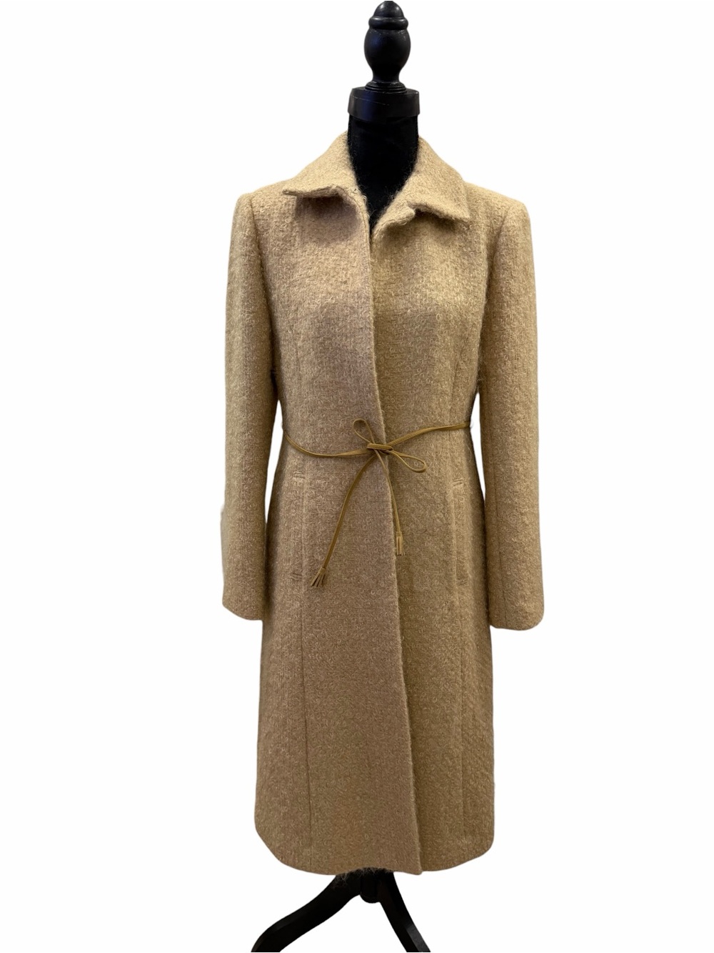Vintage Balenciaga Long Coat Beige Size 40